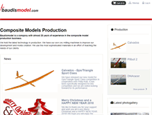 Tablet Screenshot of baudismodel.com